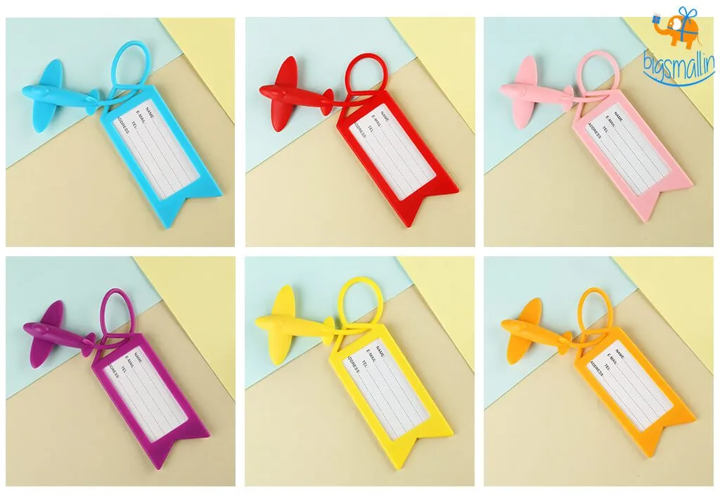 Airplane Luggage Tag