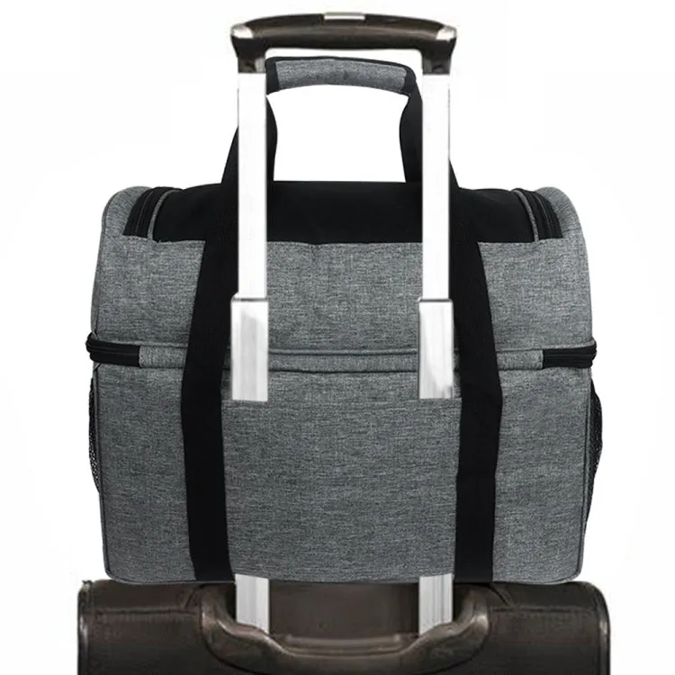 Bowling Tote Bag Portable Travel Sneaker Backpack(Grey)