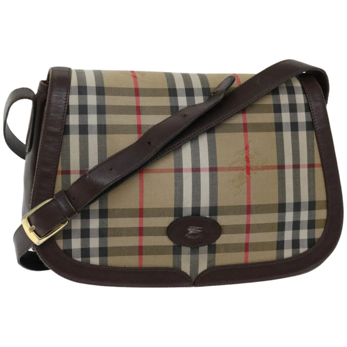 BURBERRYSs Nova Check Shoulder Bag Canvas Beige  ki4096