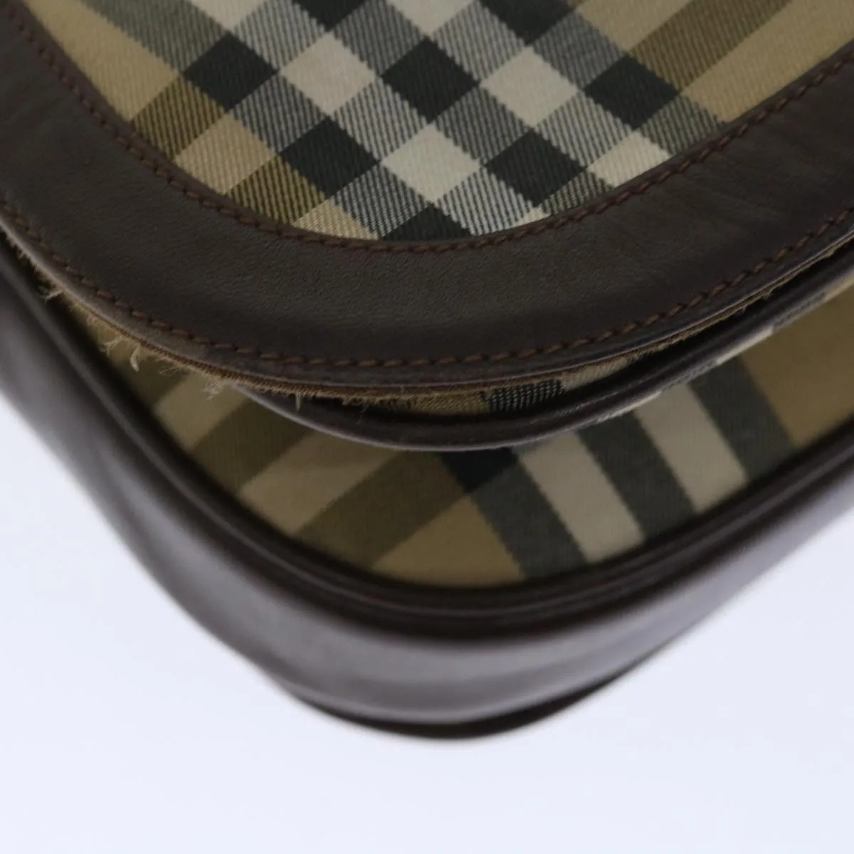 BURBERRYSs Nova Check Shoulder Bag Canvas Beige  ki4096