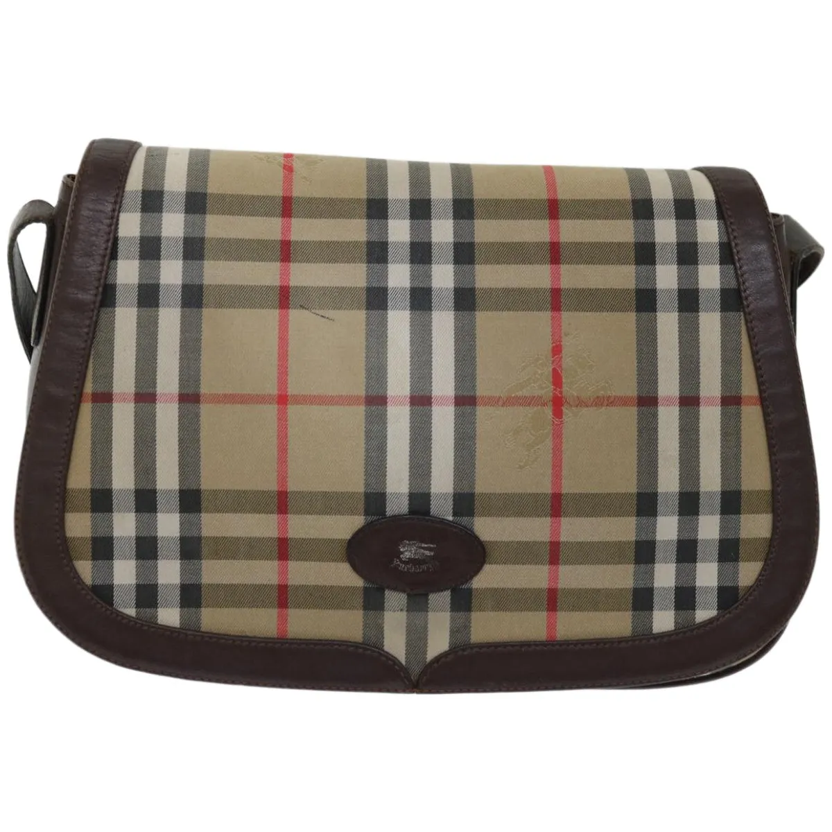 BURBERRYSs Nova Check Shoulder Bag Canvas Beige  ki4096