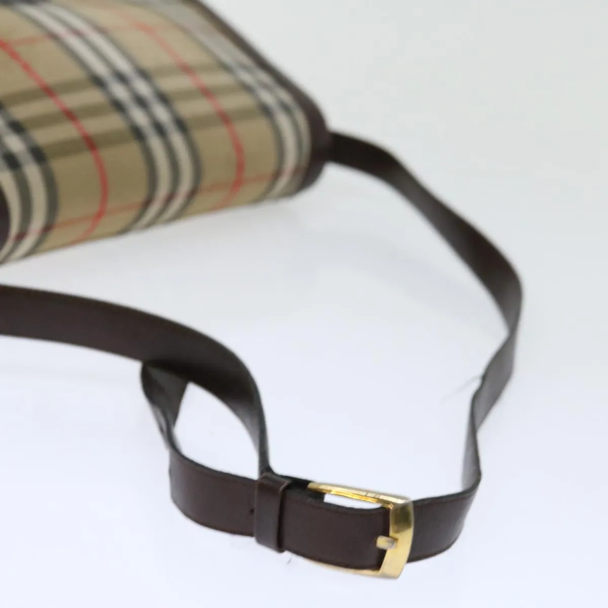BURBERRYSs Nova Check Shoulder Bag Canvas Beige  ki4096