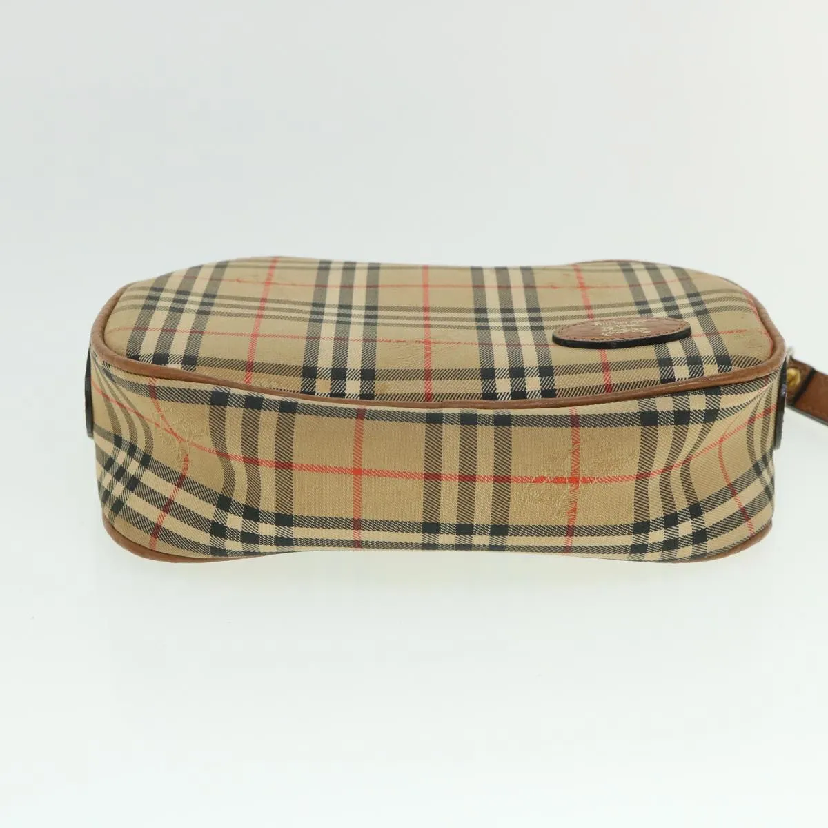 BURBERRYSs Nova Check Shoulder Bag Nylon Beige  ti1214