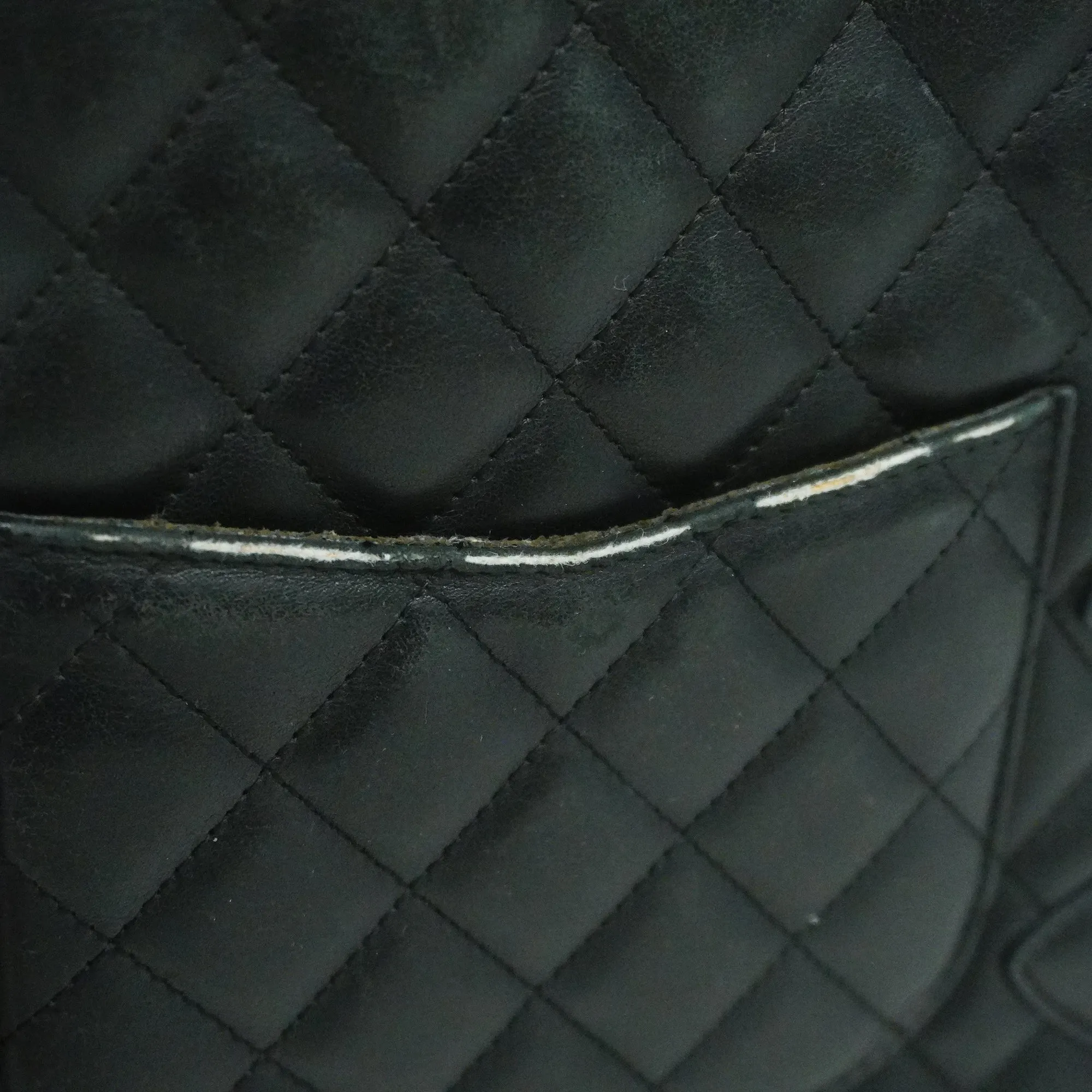 CHANEL  Ligne Cambon Tote Bag Lambskin Women's Leather Shoulder Bag