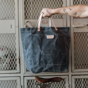Coal Tote - Charcoal/Veg Tanned
