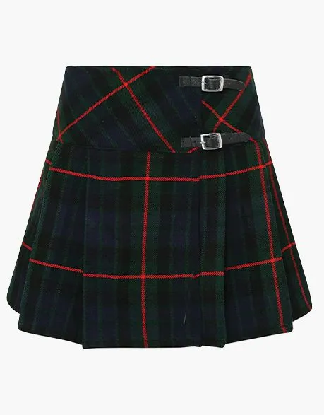 GUNN TARTAN MINI SKIRT KILT FOR WOMEN
