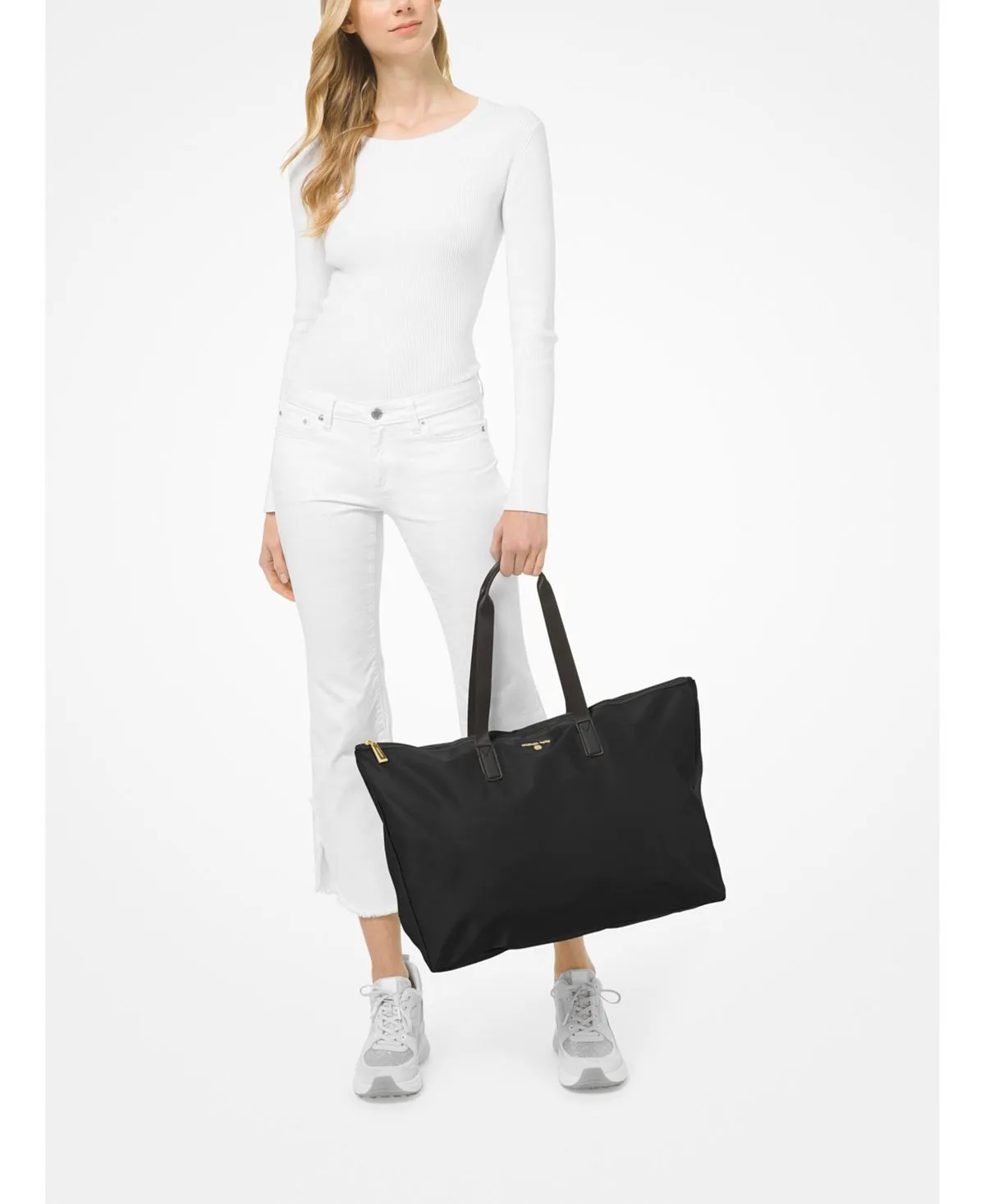 Jet set travel nylon packable Michael Kors tote bag, multi