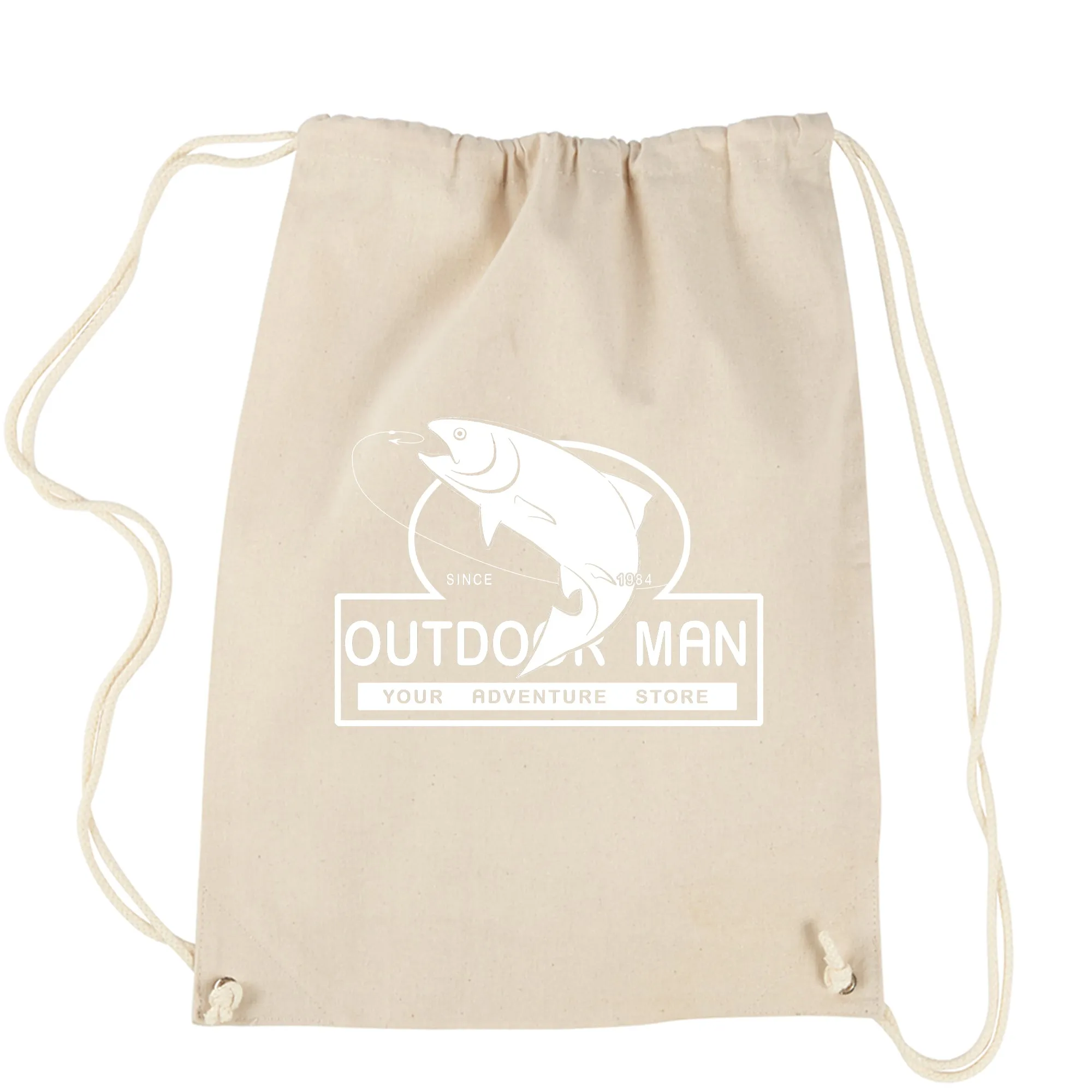 Last Man Drawstring Backpack