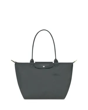Le Pliage Green Longchamp Recycled Nylon Tote in Gray