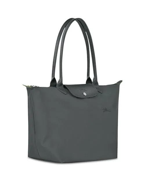 Le Pliage Green Longchamp Recycled Nylon Tote in Gray