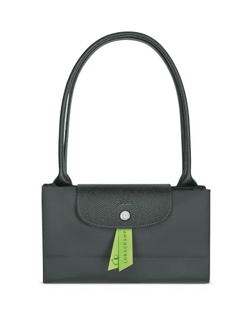 Le Pliage Green Longchamp Recycled Nylon Tote in Gray