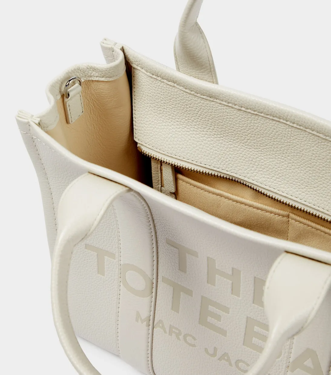 Marc Jacobs Medium Leather Tote, White