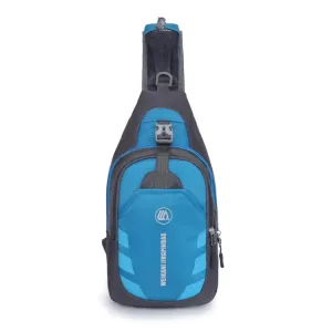 WEIKANI Single Shoulder Diagonal Mini Chest Bag Outdoor Sports Bag(Blue)