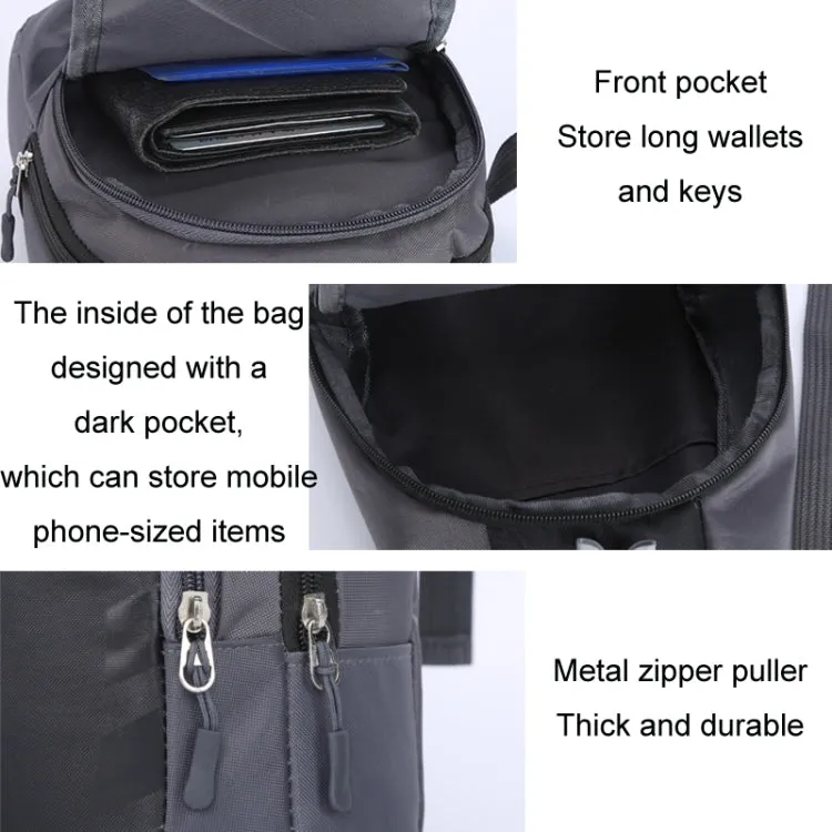 WEIKANI Single Shoulder Diagonal Mini Chest Bag Outdoor Sports Bag(Blue)