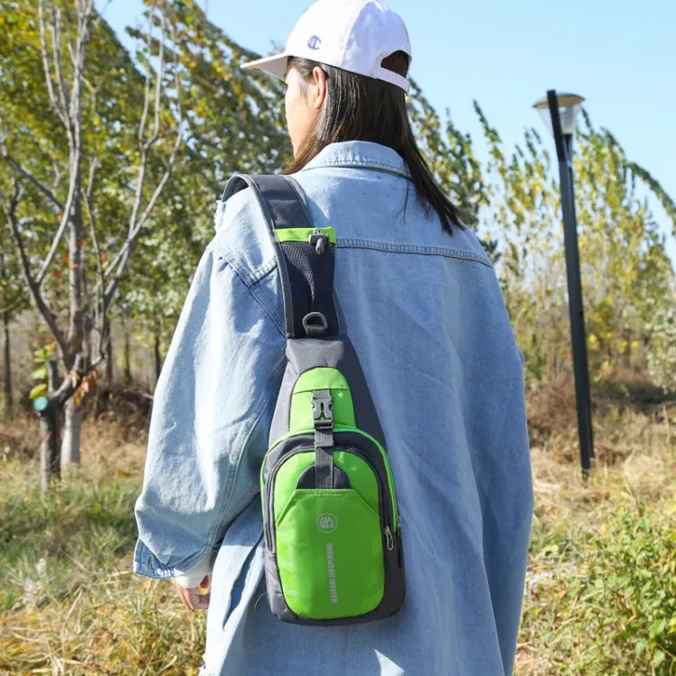 WEIKANI Single Shoulder Diagonal Mini Chest Bag Outdoor Sports Bag(Blue)