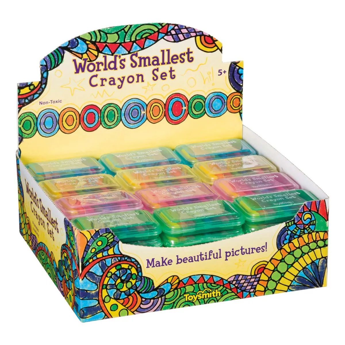 World's Smallest Crayon Set (1 Unit Assorted) by Toysmith