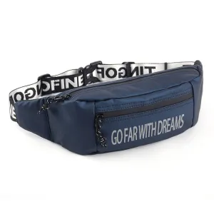 YIPINU YQM-D1 Multi-function Outdoor Fashion Mobile Phone Crossby Waist Bag Storage Chest Bag(Dark Blue)